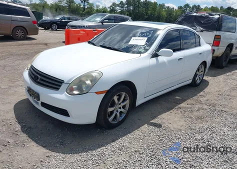 2005 Infiniti G35X z USA, uszkodzony, nr VIN JNKCV51F05M305124